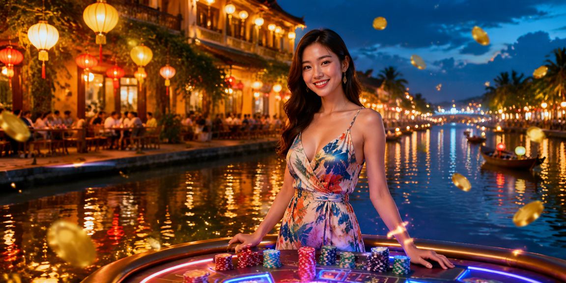 Người chơi esports tại Hội An xem kèo trên điện thoại bên ly cà phê